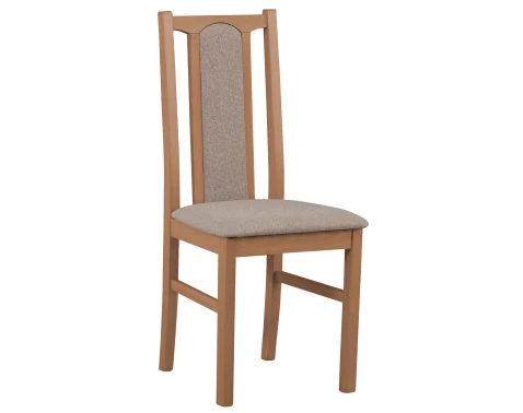 E-shop Jedálenská stolička Kolga, svetlý orech/béžová tkanina%