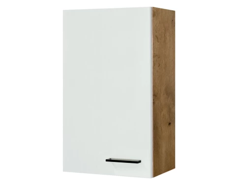 E-shop Horná kuchynská skrinka Avila, dub lancelot/krémová, šírka 50 cm%