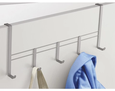 E-shop Závesná lišta na dvere Polytherm L 38 cm, strieborná mat%
