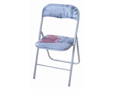 E-shop Skladacia stolička Jamos, motív ulice Londýna%