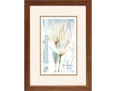 E-shop Fotorámik Giulia 15x21 cm, prírodná tmavá%