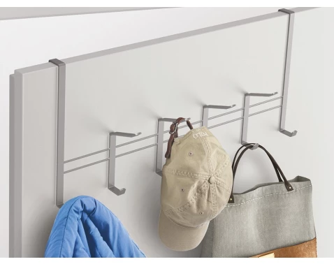 E-shop Závesná lišta na dvere Polytherm 45 cm, strieborná mat%