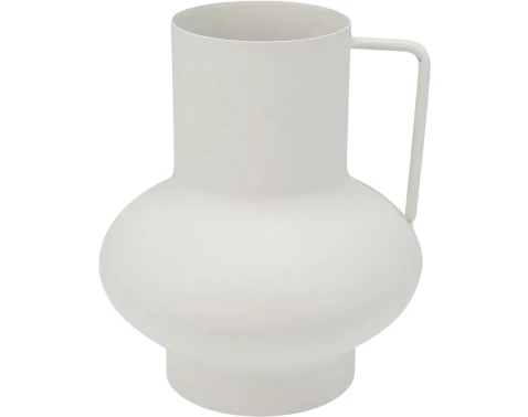 E-shop Váza 15 cm, biely zinok%