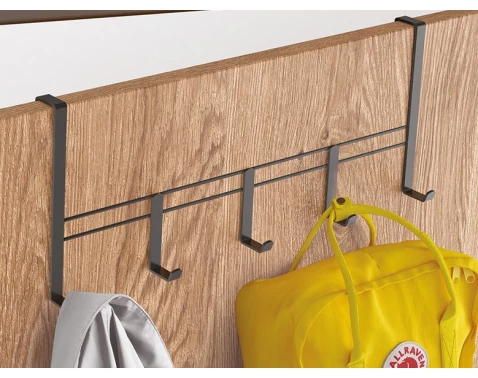 E-shop Závesná lišta na dvere Lava TouchTherm L 38 cm, čierna%
