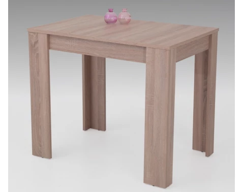 E-shop Jedálenský stôl Eva, 90x60 cm, dub sonoma, rozkladací%