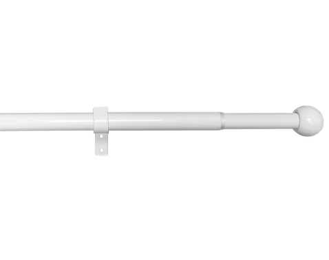 E-shop Garniža Lory 200-350 cm, biela lesklá%