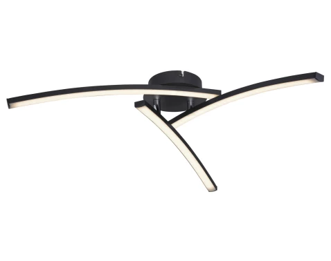 Stropné LED osvetlenie Tansy 60 cm, čierne%