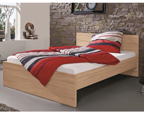 E-shop Posteľ Malmö 90x200 cm, dub Sonoma%