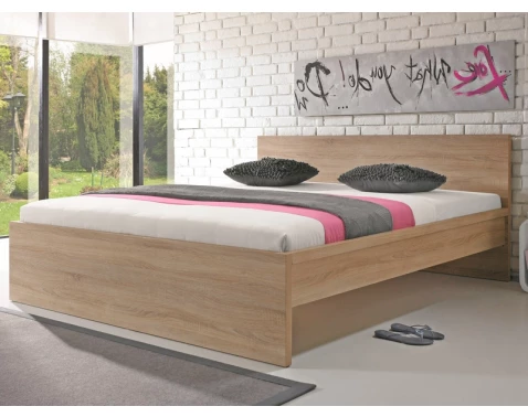 Posteľ Malmö 140x200 cm, dub sonoma%