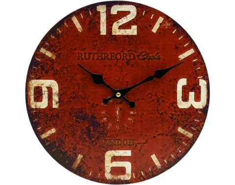 E-shop Nástenné hodiny London 30 cm, retro vintage, MDF%