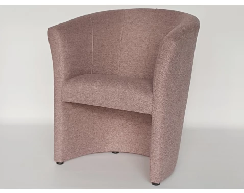 Kreslo Boston, staroružová látka%