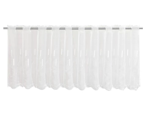 E-shop Bistro záclonka Classic 140x45 cm, biela%