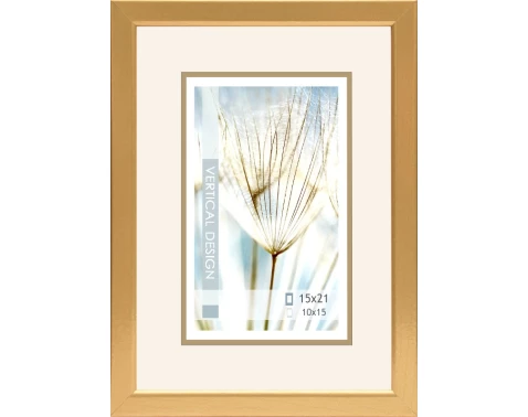 E-shop Fotorámik Giulia 15x21 cm, zlatý%