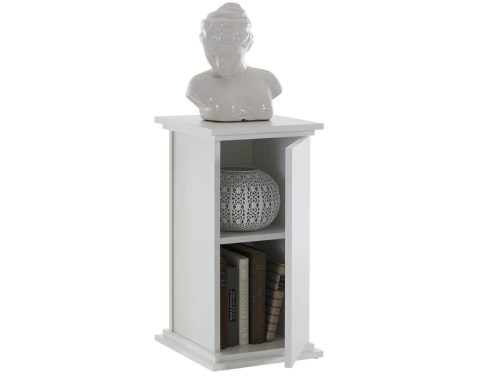 E-shop Skrinka v optike stĺpu Essex 1, výška 58 cm, biela%