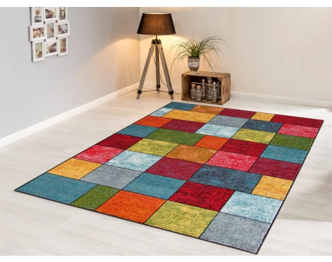 E-shop Koberec Kolibri 80x150 cm, farebné kocky%