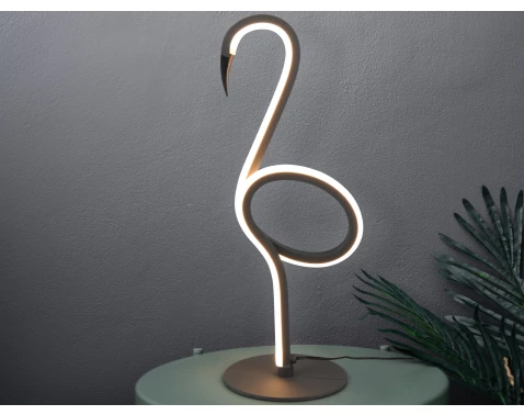Stová lampa LED Ingo, čierna%