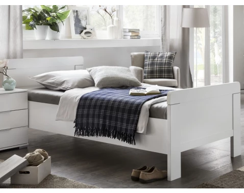 Posteľ Nadja 100x200 cm, biela%