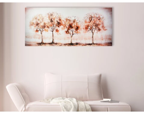 E-shop Obraz na plátne Stromy v rade, 150x50 cm%
