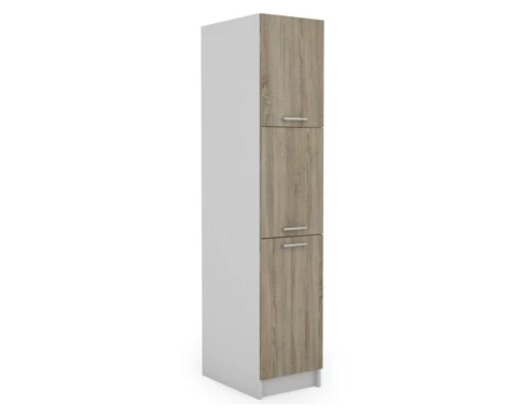 E-shop Vysoká kuchynská skrinka Irma S40.193, biela/dub sonoma%