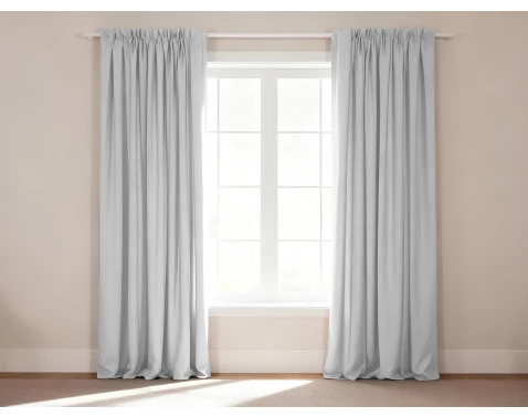 Záves Tore 135x245 cm, strieborný%