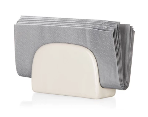 E-shop Stojanček na obrúsky Natural 11x7 cm, ivory%
