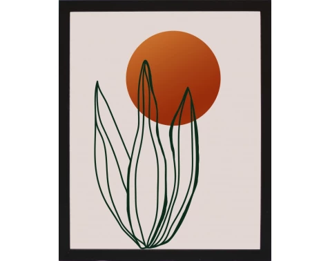 E-shop Zarámovaný obraz Feng shui I, 24x30 cm%