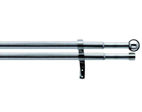 E-shop Garniža dvojradová Lory 200-350 cm, ušľachtilá oceľ%