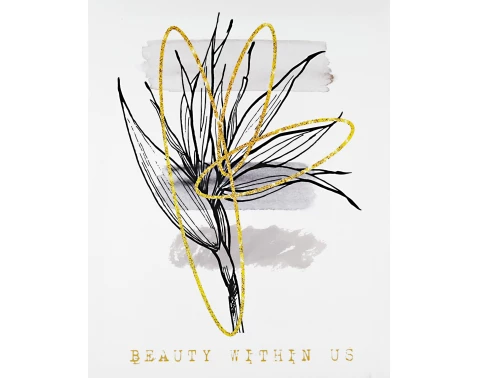 E-shop Obraz na plátne Abstrakcia Beauty Within Us, 40x50 cm%