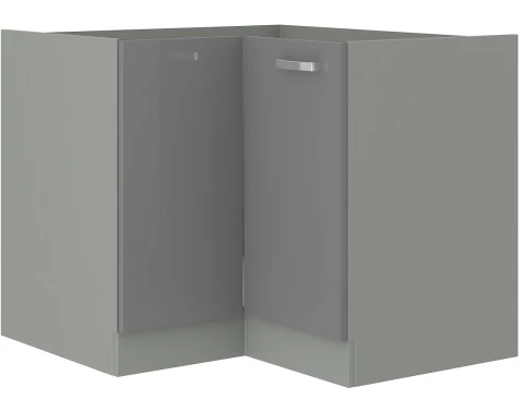 E-shop Dolná rohová kuchynská skrinka Grey 90ND, 90 cm%