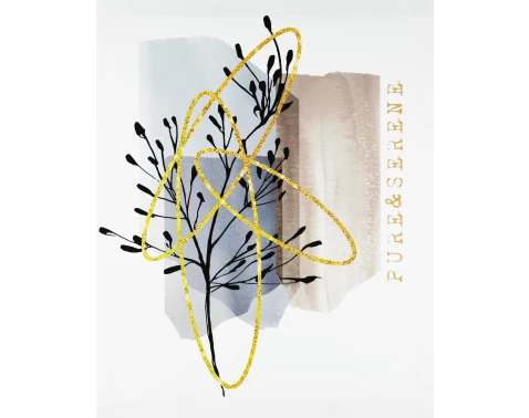 E-shop Obraz na plátne Abstrakcia Pure Serene, 40x50 cm%