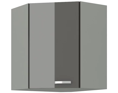 E-shop Horná rohová kuchynská skrinka Grey 60/60 cm%