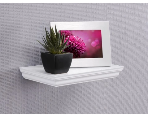 E-shop Nástenná polica Landwood, šírka 30 cm, biela%