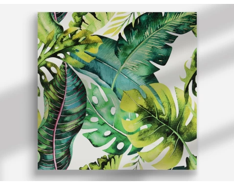 E-shop Obraz na plátne Džungľa listy, 40x40 cm%