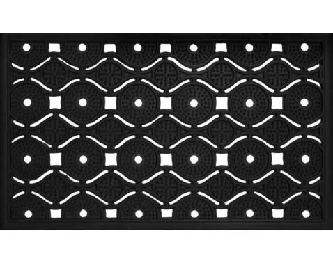 Gumová rohožka Eye Mat 45x75 cm, kolieska%