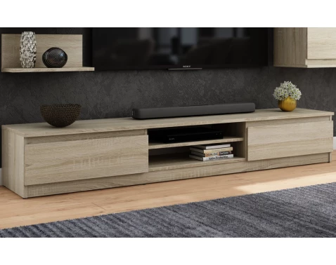 E-shop TV stolík Carlos, dub sonoma, 175 cm%