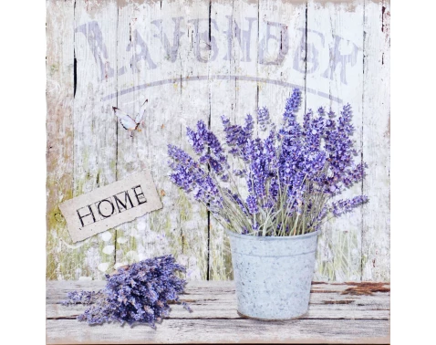 E-shop Obraz na plátne Levanduľa zátišie Home, 40x40 cm%
