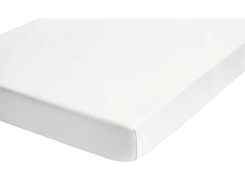 E-shop Napínacie prestieradlo Jersey Castell 140x200 cm, biele%