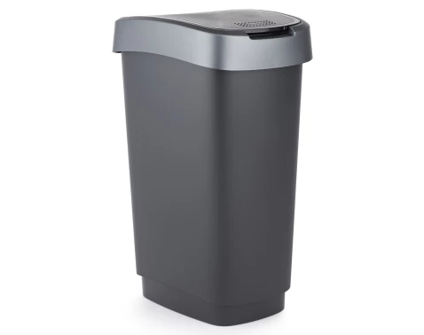 Odpadkový kôš Twist 25 l, antracitový%