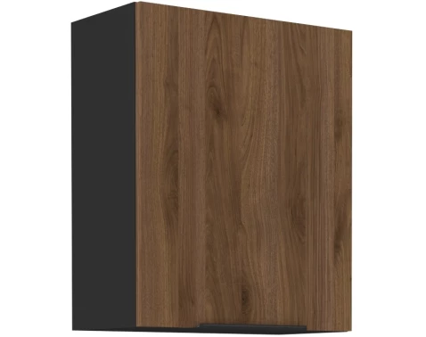 E-shop Horná kuchynská skrinka Monza, 60 cm, orech/čierna%