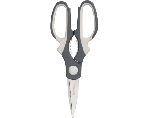 Kuchynské nožnice so luskáčikom 15x11 cm, rôzne farby%