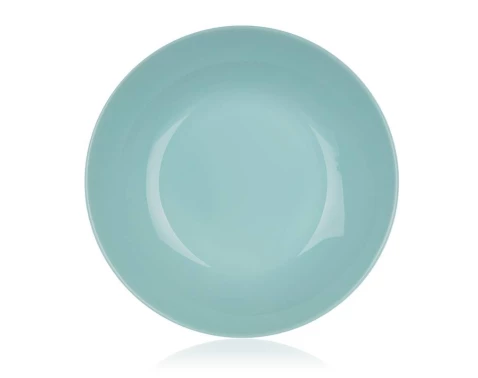 Hlboký tanier Diwali 20 cm, tyrkysové sklo%