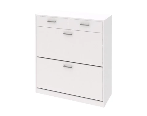 Stredne vysoký botník Mega 93, biela%