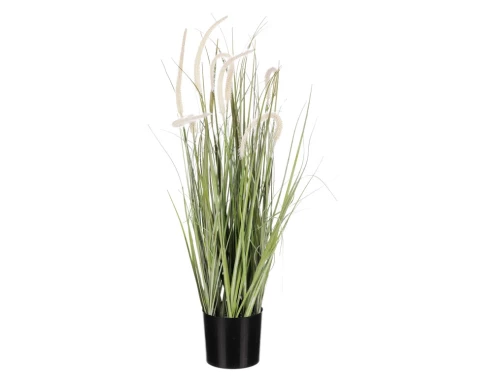 E-shop Umelá rastlina v kvetináči Kvitnúca tráva, 78 cm%