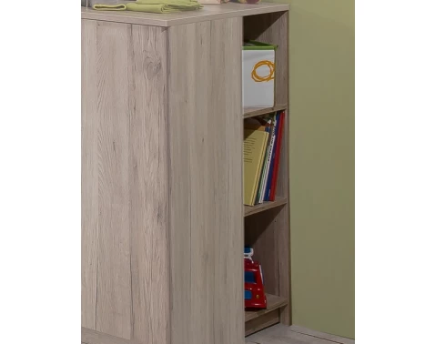 E-shop Nízky regál Cariba, dub san remo%