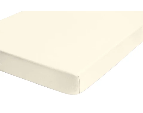 Napínacie prestieradlo Jersey Castell 90x200 cm, krémové%