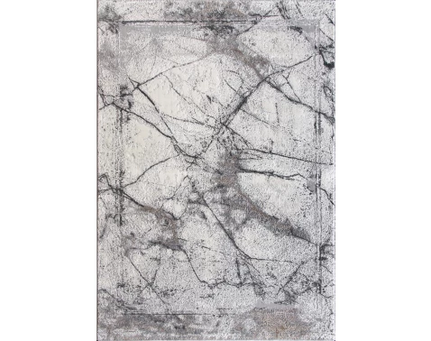 Koberec Itea 80x150 cm, šedo-biely mramor%