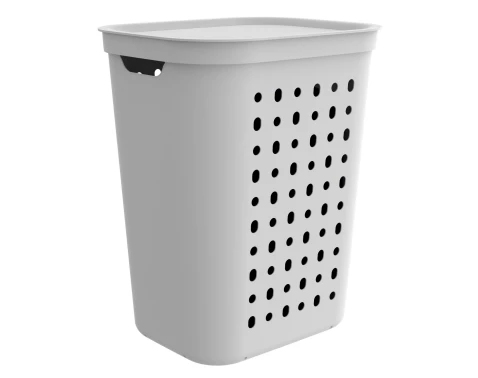 Kôš na bielizeň Jona 55 l, biely%