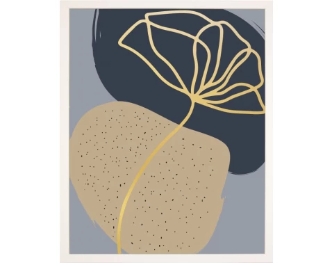 E-shop Rámovaný obraz Abstraktný kvet III, 24x30 cm%