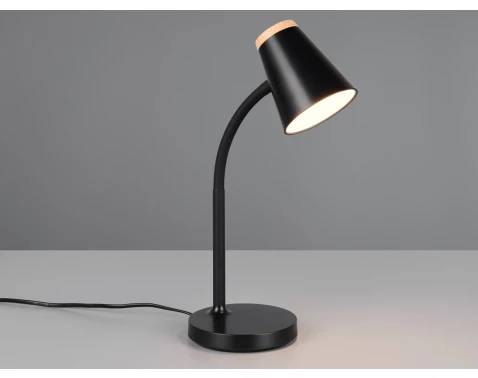 Stolná LED lampa Pongo, čierna%