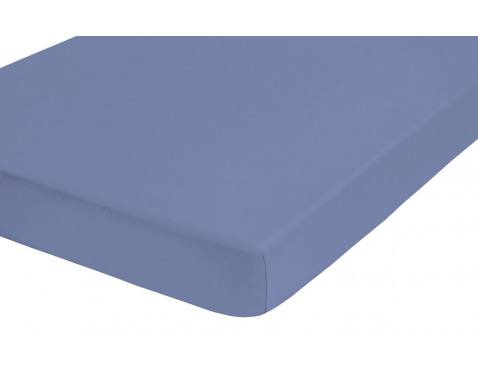 Napínacie prestieradlo Jersey Castell 90x200 cm, modré%